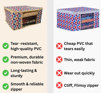 High Quality Triangle Printed Saree Cover